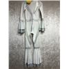 Image 3 : "Superhero Show" - Season 3 Ep. 11- #1 Hero - 1970s White & Silver 1970's jumpsuit w/flared arm cuff