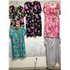 Image 1 : "Superhero Show" - Group of 4 vintage floral dress & 1 vintage floral shirt
