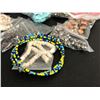 Image 1 : Box lot of vintage jewelry from the show - includes mostly necklaces - approx. 80 pcs