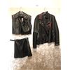 Image 1 : "Superhero Show" - Group of 2 custom-designed vintage/funky leather jackets (one from The Smell Band