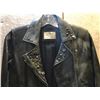 Image 2 : "Superhero Show" - Group of 2 custom-designed vintage/funky leather jackets - 1 sleeveless & 1 full 