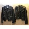 Image 1 : "Superhero Show" - Group of 2 custom-designed vintage/funky leather jackets *HOT STOCK*