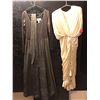 Image 1 : "Superhero Show" - Group of 2 women's vintage long dresses - Party wear
