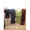 Image 1 : "Superhero Show" - Rack full of women's vintage clothing - dresses/ tops/ shirts/ sleeveless dresses