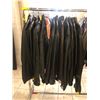 Image 2 : "Superhero Show" - Group of 11 black heavy duty vintage leather jackets