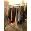 Image 1 : "Superhero Show" - Rack full of vintage pants/ shorts/ skirts, etc. - approx. 45 pcs.