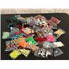 Image 1 : Box lot of vintage jewelry from the show - includes beads necklaces - approx. 300 pcs.