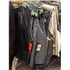 Image 3 : "Superhero Show" - Rack of assorted screen worn wardrobe - includes black suit jackets/vests/navy su