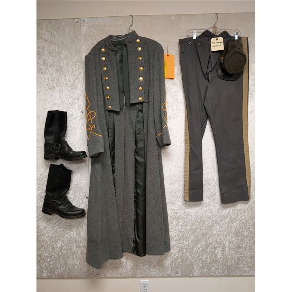 "Superhero Show" - #15 Hex Hero - Confederate Soldier Uniform w/trench coat/pants/boots & hat