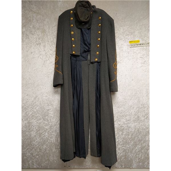 "Superhero Show" - Confederate Soldier trench coat w/hat