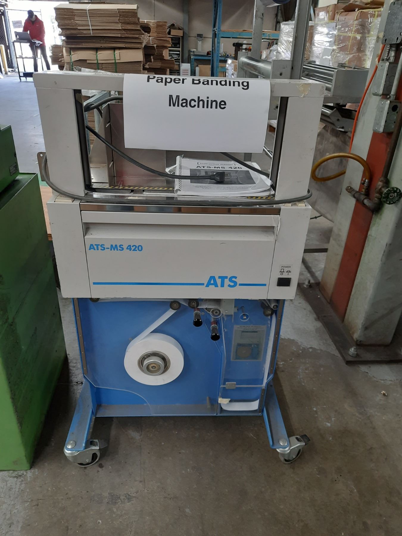 ATS ATS-MS 420 MOBILE INDUSTRIAL PAPER BANDING MACHINE