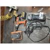 Image 2 : LOT OF ASSORTED POWER TOOLS INCLUDING DEWALT CORDLESS DRILL WITH BATTERY, RIDGID CORDLESS DRILL