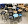 Image 1 : LOT OF APPROXIMATELY 14 ASSORTED STOOLS