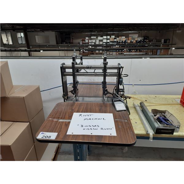 INDUSTRIAL TABLE TOP RIVET MACHINE