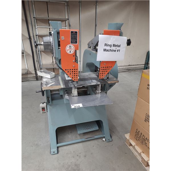 GP INDUSTRIAL DUAL HEAD METAL RING MACHINE
