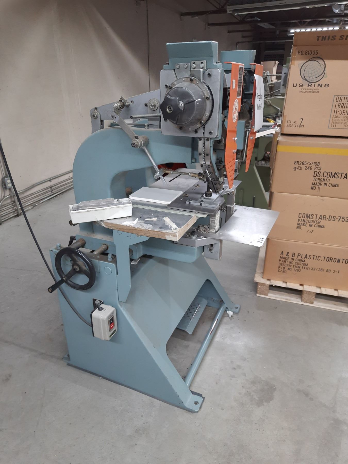 GP INDUSTRIAL DUAL HEAD METAL RING MACHINE