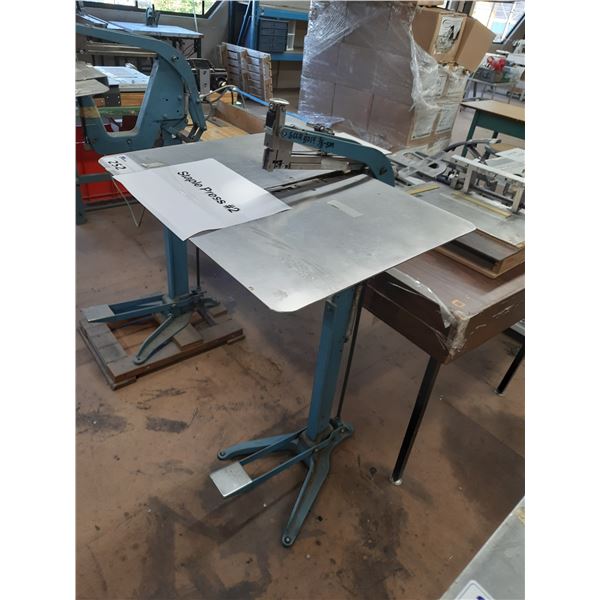 STANLEY INDUSTRIAL MANUAL FOOT OPERATED STAPLE PRESS MACHINE