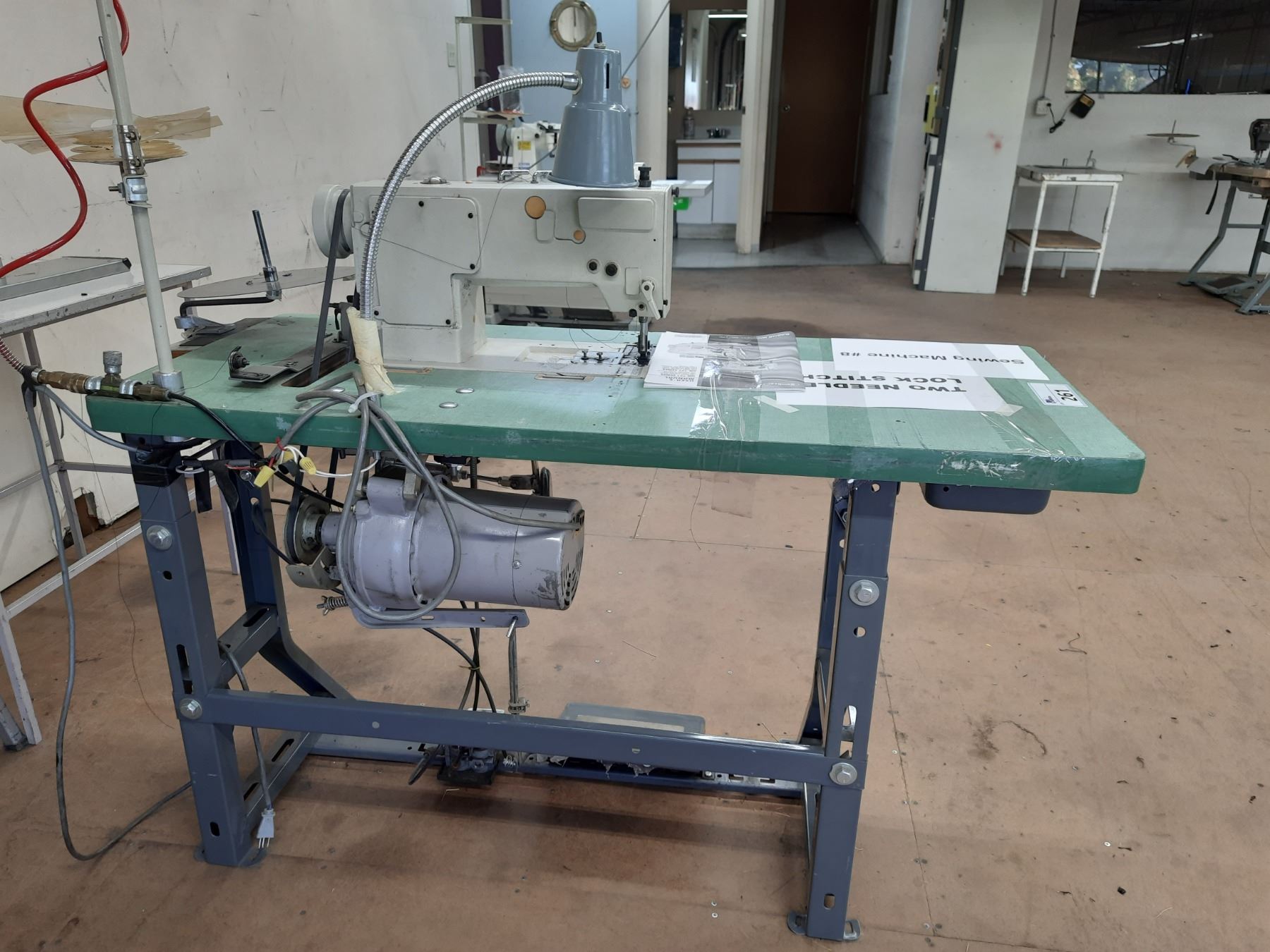 MASON COMMERCIAL SEWING MACHINE STATION - Able Auctions