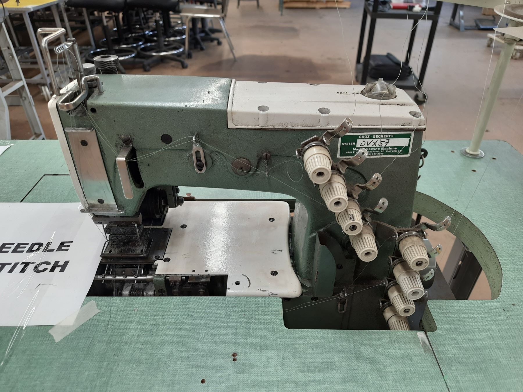 MASON COMMERCIAL SEWING MACHINE STATION - Able Auctions