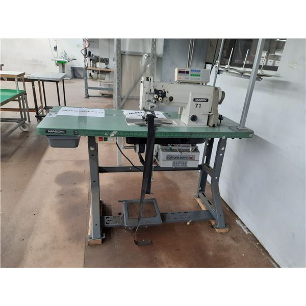 MASON COMMERCIAL SEWING MACHINE STATION - Able Auctions