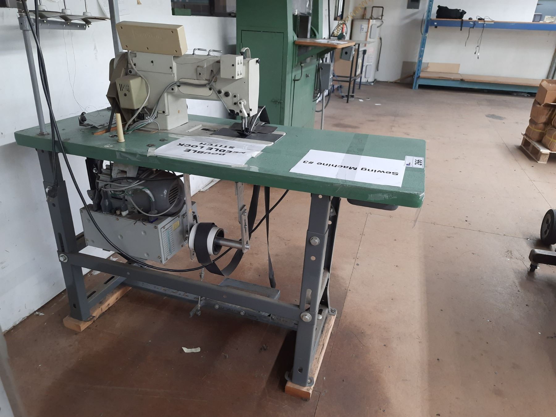 MASON COMMERCIAL SEWING MACHINE STATION