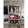 Image 2 : 4 ASSORTED METAL STORAGE SHELVES