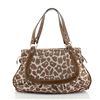 Image 2 : Fendi Chef Tote Printed Satin Large Brown, Neutral, Print