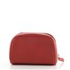 Image 2 : Chanel Vintage CC Button Cosmetic Pouch Leather Mini Red