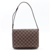 Image 1 : Louis Vuitton Damier Ebene Canvas Leather Musette Tango Short Strap Shoulder Bag