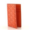 Image 1 : Goyard Orange Coated Canvas Saint Pierre Card Case