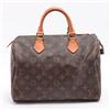 Image 1 : Louis Vuitton Brown Monogram Canvas Leather Speedy 30 cm Handbag