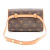 Image 2 : Louis Vuitton Brown Monogram Canvas Leather Florentine Pochette Waist Bag