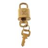 Image 2 : Louis Vuitton Gold-tone Lock & Key Set 10