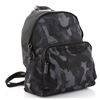 Image 1 : Prada Black Printed Camo Tessuto Front Pocket Medium Backpack