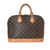 Image 1 : Louis Vuitton Brown Monogram Canvas Leather Alma PM Handbag