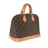 Image 2 : Louis Vuitton Brown Monogram Canvas Leather Alma PM Handbag