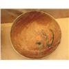 Image 8 : Qty 7 Wooden Bowls: 5 Clay Art Bowls 12" Dia. & Shallow Wood Dishes