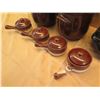 Image 17 : Qty 4 Onion Soup Bowls & 3 Crocks w/ Lids
