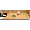 Image 1 : Multiple Glass Loaf Pans, Pie Plates, Casserole Dishes, Pans, Measuring Cups, etc