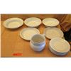 Image 1 : Multiple Plates & Bowls, Misc Size & Design w/ Ceramic Pitcher