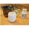 Image 2 : Multiple Mugs, Teapot, Mason Jar, Glass Bottles,  Metal Pitcher, etc