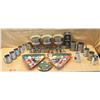 Image 1 : Pewter Mini Billiards Theme Beer Steins, Tabasco Mugs, 'Rack 'em Up' Clay Art, etc