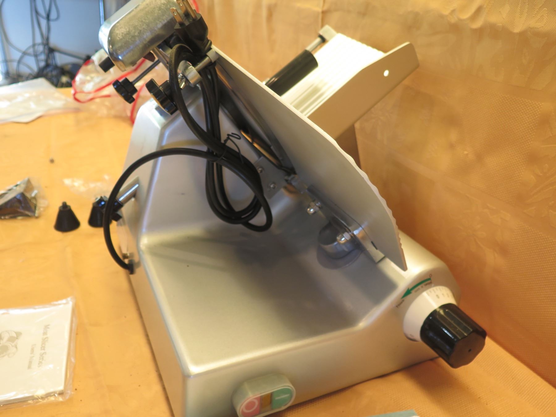 Berkel WEDB250B3 SemiAutomatic Meat Slicer w/ Attachments & Instructions