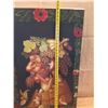 Image 8 : Qty 3 Abstract Portraits of Men w/ Fruit & Animal Hair, Unframed 24"x36"H
