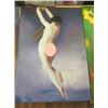 Image 8 : Qty 7 Unframed Canvas Artwork Nude Ladies Themed Misc Size