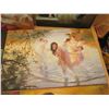 Image 8 : Qty 7 Unframed Canvas Artwork Nude Ladies Themed Misc Size