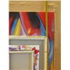 Image 8 : Qty 6 Unframed Canvas Artwork Abstract, Street Scenes, etc Misc Size