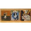Image 1 : Qty  3 Chef & Restaurant Artwork Unframed Canvas, Misc Size