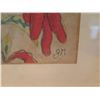 Image 8 : Qty 3 Landscape Artwork: Beach Scene, Flower & Food, Framed, Misc Size