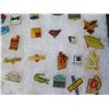 Image 10 : Multiple Collectible Pins EURO Good Small AA 01 in Display Case 16"L